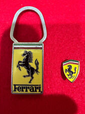 VTG FERRARI 308 KEY FOB AND LAPEL PEN FROM 1978 BY A.E. LORIOLI MILAN ITALY picture