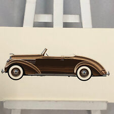 1937 Lincoln LeBaron Roadster Model 360 Car Illustration Art Drawing Hand Drawn picture