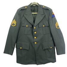 Vintage Dress Uniform US Army Staff Sergeant TN Apparel Wool Jacket 42S Pant 40L picture