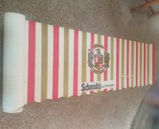Rare VINTAGE 1950-60s Schmidt's Beer Corrugated board Sign 2'x15’ -Man Cave picture