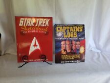 Star Trek Sketchbook The Original Series 1997 Pocket Books & 1995 Captain Logs picture