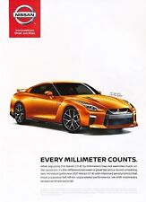 2017 Nissan GTR GT-R Gold Original Advertisement Print Art Car Ad J547 picture