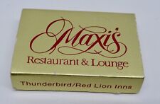 Maxi's Restaurant & Lounge Portland Oregon 909 N. Hayden Island Drive Matchbook picture