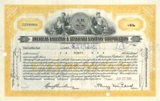 American Radiator and Standard Sanitary Corp. - Stock Certificate - Rare Type -  picture