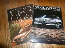 1981 & 1983 Oldsmobile Cutlass Delta 88 Omega 98 Toronado Firenza - Vintage -Two picture