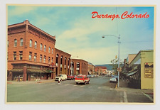 View of North on Main Street past the Main Mall Durango Colorado Postcard picture
