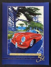 PORSCHE Speedster 50th Anniversary Event Poster '04 Pebble Beach Fine Art Poster picture