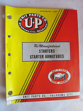 Vintage Original Unit Parts Company Catalog   STARTERS picture