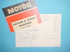 1972 1973 CHEVROLET CAMARO SS Z-28 RS LT SPORT COUPE VACUUM+WIRING DIAGRAMS picture