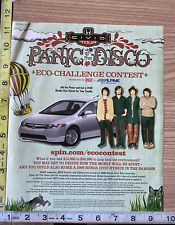 Panic At The Disco Honda Civic 2008 Promotional Print Advertisement picture