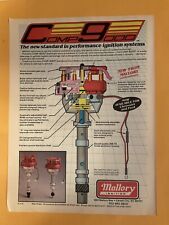 1988 Mallory Ignition Print Ad Comp 9000 Distributor  Chevy Ford Orig  VTG 88-2 picture