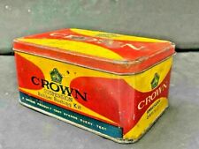 OLD VINTAGE FOR Fiat Car CROWN SUSPENSION RUBBER BUSHING KIT ADV. IRON TIN BOX picture