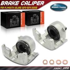2Pcs Front Side Brake Caliper for Plymouth Volare 1976-1979 Dodge Diplomat 77-79 picture