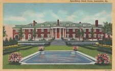 Lexington Kentucky Spindletop Stock Farm Vintage Linen Postcard picture