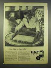 1946 SKF Ball and Roller Bearings Ad - Pulpit to Paper picture