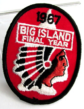 1967 BIG ISLAND FINAL YEAR, Anthony Wayne Council Fort Wayne In Boy Scouts Patch picture