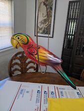 Vintage Ceramic Hanging Parrot ** beautiful & vibrant ** picture