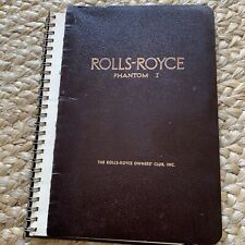 1955 Instructions for the Care of Rolls-Royce Phantom 1 picture