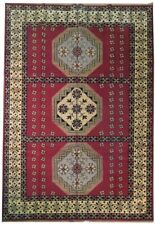 10 x 15 Kazak Red Tribal Inspired Pattern 10' 2'' x 14' 6'' Handmade Rug B-71041 picture
