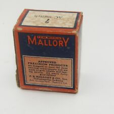 VINTAGE MALLORY 7 AC A.C. SWITCH   NOS IN BOX picture