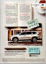 2019 Subaru Ascent Automobile Car Perfect Family SUV Print Ad picture