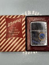 Vintage 1979 U.S.S. Guadalcanal LPH-7 Double Sided Chrome Zippo Lighter picture