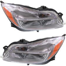 Headlight Set For 2011 2012 2013 Buick Regal Left and Right With Bulb 2Pc picture