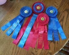 LOT OF 4  RIBBON AWARDS FOR LIVESTOCK FROM OHIO BEEF EXPO 1999, 2003, 2004, 2009 picture