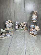 Vintage Circle Of Friends By Masterpiece Lot 5 Homco Ceramic Figurine 1991-1994 picture