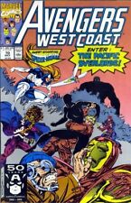 Avengers West Coast (1989) #70 Direct Market VF+. Stock Image picture