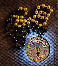 New Orleans Mardi Gras 2022 Krewe Of Alla Light-up Polystone Medallion Bead picture