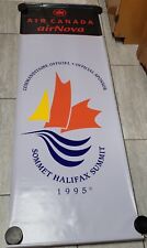 Original 1995 Exterior Banner From G7 World Leader Summit, Halifax, Canada. picture