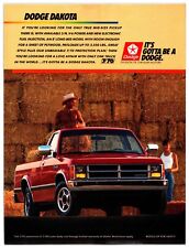 1988 Dodge Dakota Pickup Trucks - Original Print Ad (8x11) - Advertisement picture