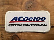 AC DELCO Service Professional Auto Mechanic Uniform Patch - Iron On - Unused picture