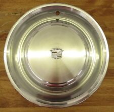 1973 CADILLAC DEVILLE & CALAIS HUB CAP WHEEL COVER WITH CENTER CREST NICE COND. picture