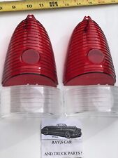 COMPLETE REPLACEMENT 1955 CHEVROLET BEL AIR / 150 / 210 TAIL LIGHT LENS SET  picture