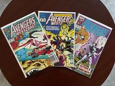 (lot of 3 comics) Avengers West Coast #79 #86 #91 (Marvel 1992-93) 2nd War Toy picture