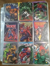 Marvel Universe Flair Base 1961-1993 Inaugural Set/150 + Promos, 1994 picture