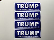 4 TRUMP 2024  bumper stickers sticker MADE IN USA - Make America Great Again picture