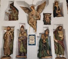 angela tripi vintage nativity 8pc figurine set hand signed number 470/ 2500 picture