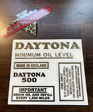 TRIUMPH Daytona 500 England Engine Decals set 6 picture