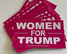 WOMEN FOR TRUMP...MAGA...Trump 2020...Vinyl Stickers ...Decals  ...50 Pack picture