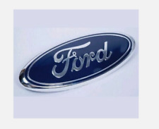 9 inch x 3.54 inch Blue Front Grille Oval Badge For Ford F-150 Edge Explorer picture