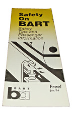 JANUARY 1996 BART SAFETY ON BART BROCHURE  picture