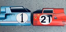 WOWCurved Ford Gt40 P4 Lemans Race Side View Car Style Sign picture
