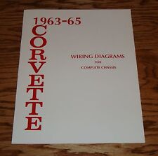 1963 1964 1965 Chevrolet Corvette Wiring Diagram Manual for Complete Chassis  picture