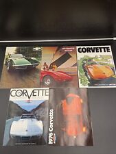 1971, 1973-1976 Chevrolet Corvette Sales Brochures  Chevy Sting Ray picture