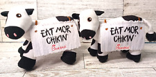 2 Chick-fil-A Plush Cow Dolls Toys Eat Mor Chikin 4