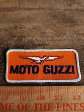 Vintage Moto Guzzi Rectangular Sew On Patch  picture