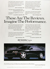 1994 TOYOTA SUPRA Lot of (3) Genuine Vintage Ads  ~ 320hp ~  picture
